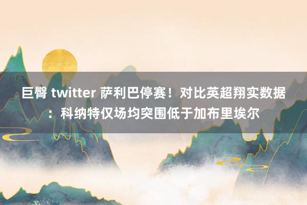 巨臀 twitter 萨利巴停赛！对比英超翔实数据：科纳特仅场均突围低于加布里埃尔